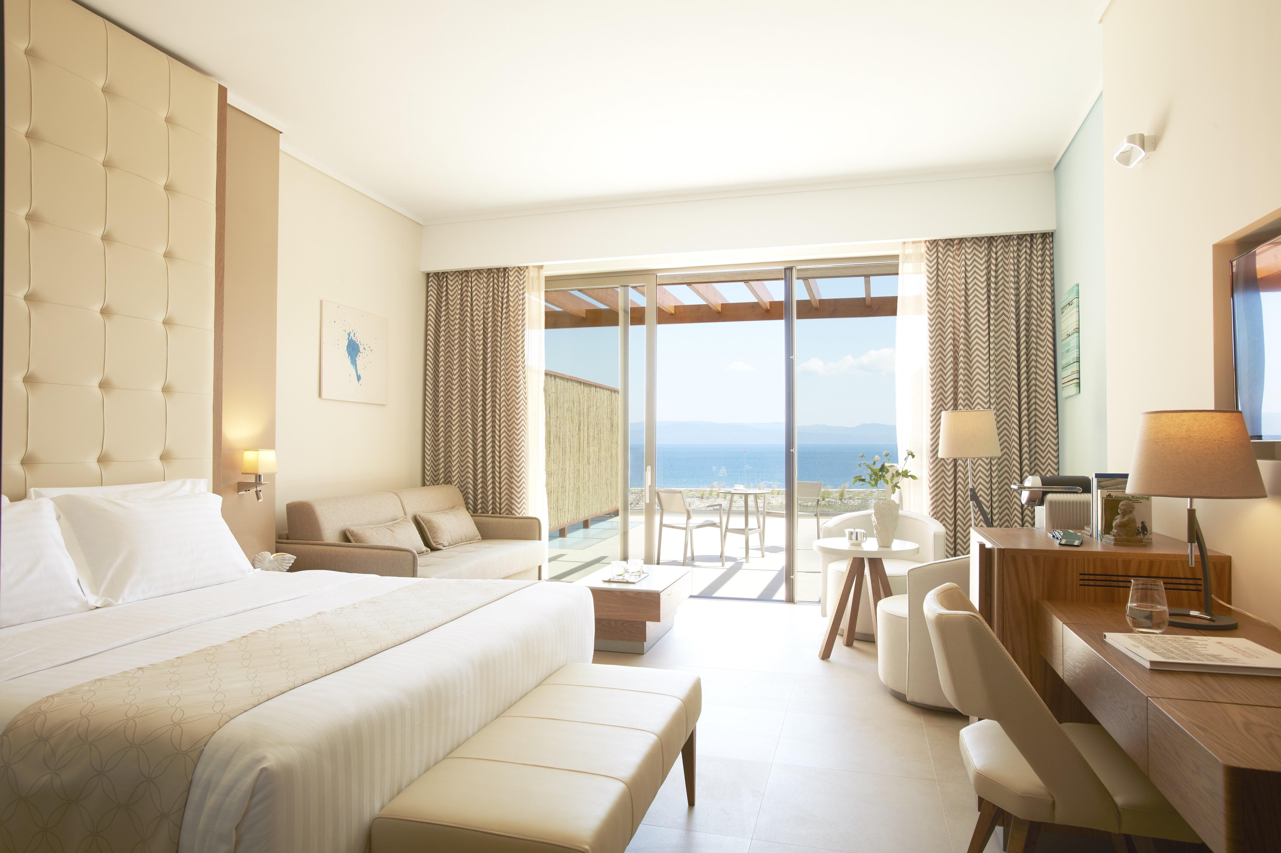 Miraggio Thermal Spa Resort Paliouri Exteriör bild Deluxe Room with Sea View