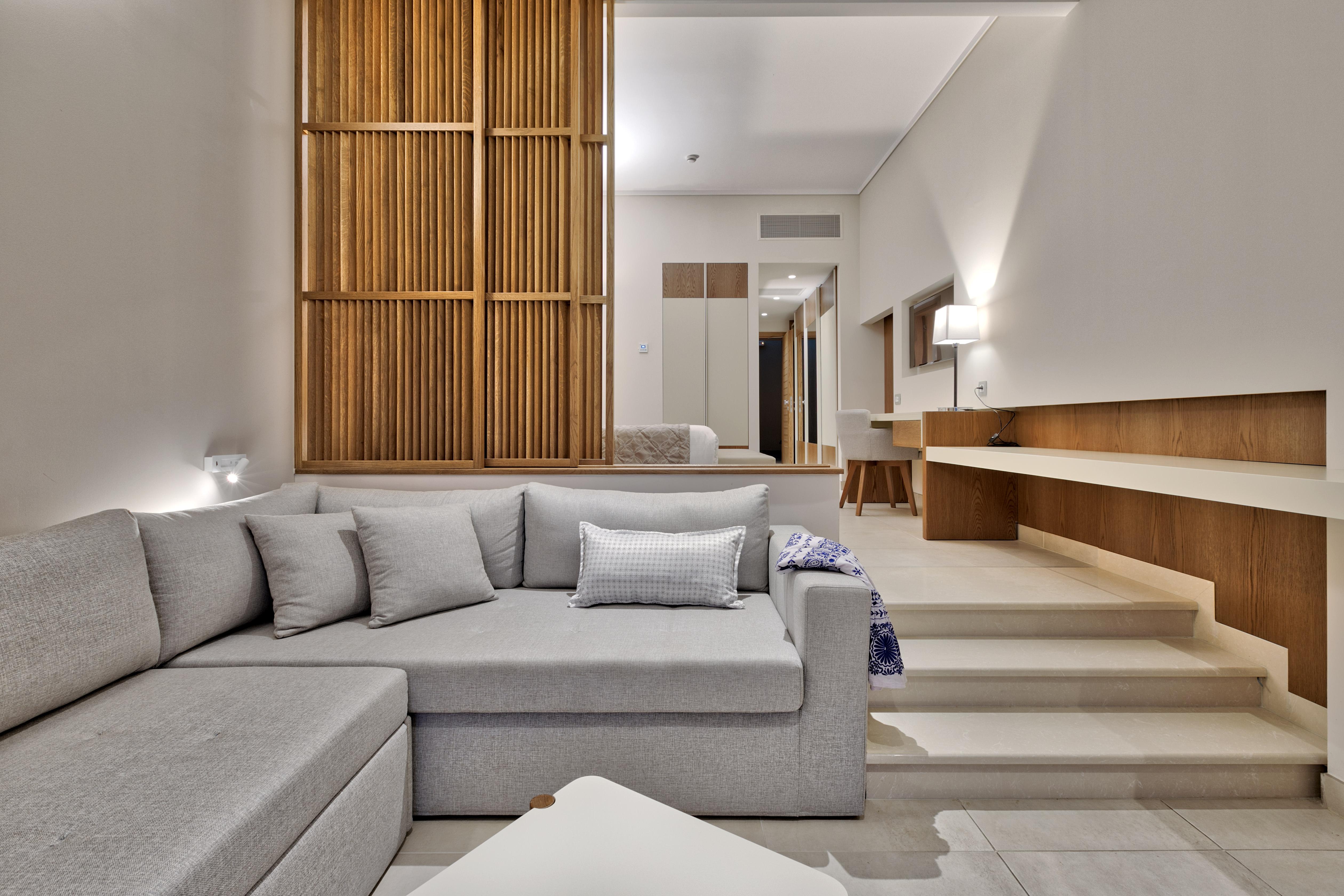 Miraggio Thermal Spa Resort Paliouri Exteriör bild Interior of a suite at the hotel