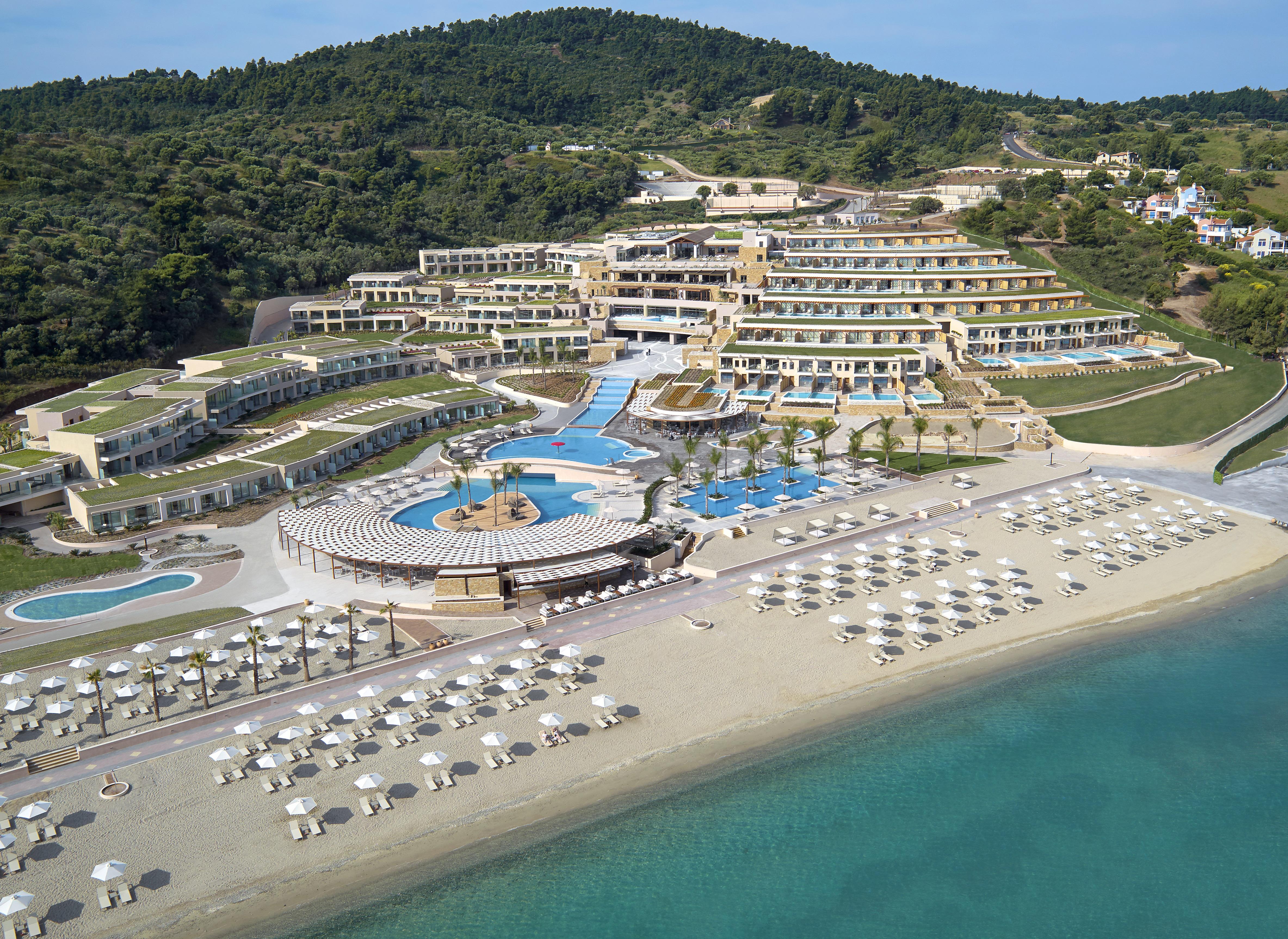 Miraggio Thermal Spa Resort Paliouri Exteriör bild The resort of Porto Grande