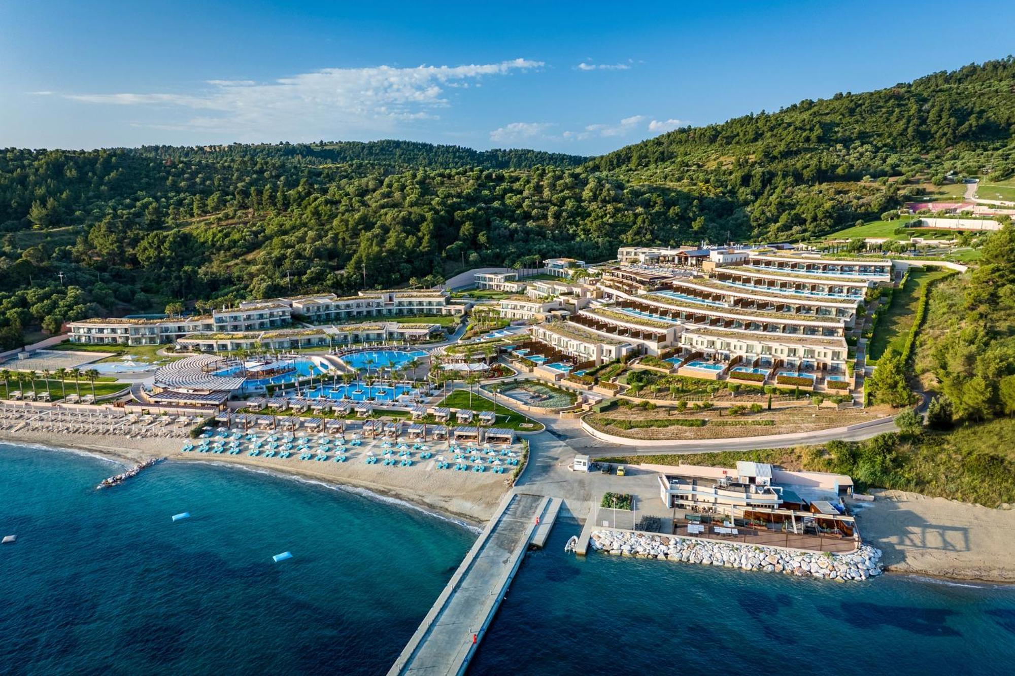 Miraggio Thermal Spa Resort Paliouri Exteriör bild The resort of Porto Katsifi